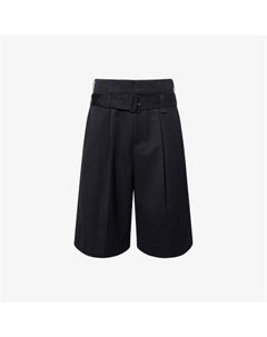 Шорты шерстяные с поясом, черный Simone rocha