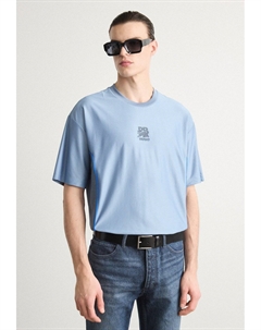 Футболка с принтом X RACING BULLS DINOKEY, синий Hugo