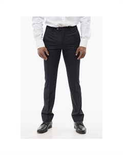 Брюки LEADER из натуральной шерсти с карманами потайного типа, Blue Corneliani