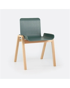 Стул из массива дерева зеленый So'home