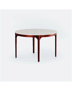 Стол обеденный круглый на 6 персон белый Laredoute