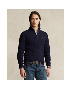 Джемпер из шерсти и кашемира синий Polo ralph lauren