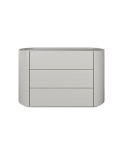 Комод 3 ящика из шпона березы ширина 120 см бежевый So'home