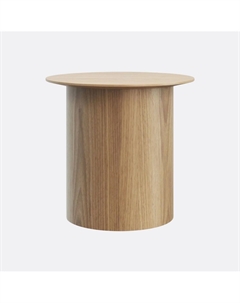 Журнальный столик в шпоне с гладким основанием 40 см бежевый So'home