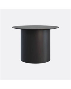 Журнальный столик в шпоне с гладким основанием в стиле минимализм 60 см черный So'home