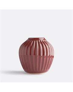 Ваза граненая из керамики В15 см Estria красный La redoute interieurs