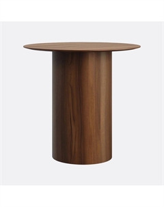 Обеденный стол в минималистичном стиле со шпоночной отделкой каштановый So'home