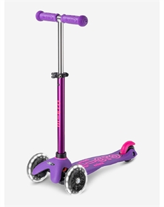 Самокат Mini Deluxe LED 2025, Фиолетовый Micro
