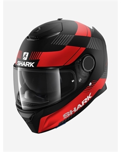 Мотошлем интеграл SHARK SPARTAN 1.2 STRAD MAT Black/Red, Черный Shark helmets