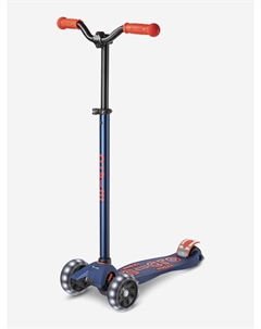 Самокат Maxi Deluxe Pro LED 2024, Синий Micro