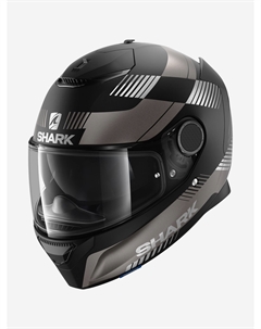 Мотошлем интеграл SHARK SPARTAN 1.2 STRAD MAT Black/Gray, Черный Shark helmets