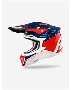 Мотошлем кроссовый взрослый STRYCKER SKIN Red Glossy, Красный Airoh