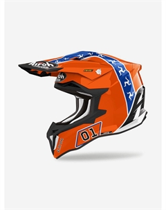 Мотошлем кроссовый взрослый STRYCKER HAZZARD Glossy, Оранжевый Airoh