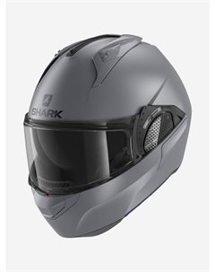 Мотошлем трансформер модуляр SHARK EVO GT BLANK MAT Grey, Серый Shark helmets