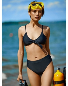 Купальник женский раздельный черный Mark formelle