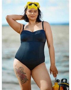 Купальник женский слитный черный Mark formelle