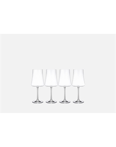 НАБОР БОКАЛОВ ДЛЯ ВИНА XTRA 4 шт Crystalex