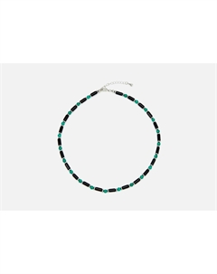 Чокер Из черного и изумрудного агата и гематита 1 шт Alerie-accessories