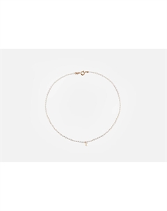 Жемчужное ожерелье Pearl necklace with a gilded letter K 1 шт Ringstone