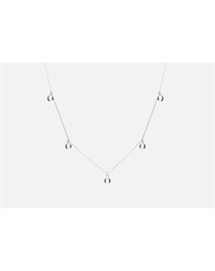 Ожерелье серебряное С пятью шариками 1 шт Prosto jewelry