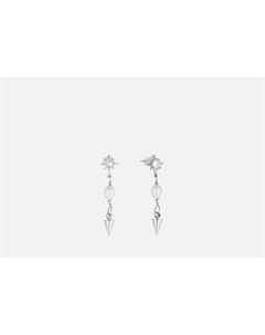 Серьги Stud earrings with pearls and spikes 2 шт 19.stone