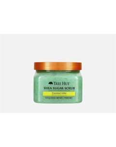Сахарный скраб для тела Coconut Lime 510 г Tree hut