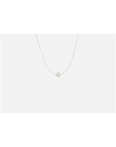 Колье с перламутром золотистое Планета Клевер 1 шт Morza