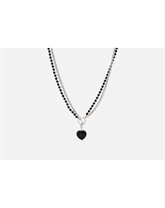 Колье-Трансформер Агат серебристый 1 шт Morza