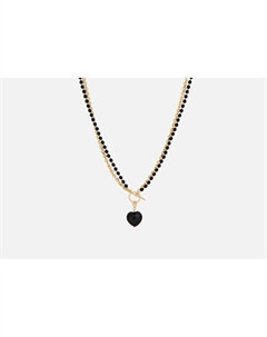 Колье-Трансформер Агат золотистый 1 шт Morza