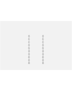 Серьги Капли С крупными цирконами 2 шт Attribute shop