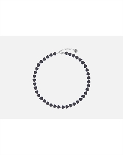 Колье Hematite in the shape of hearts 1 шт Mr&mrs wolf