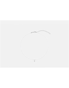 Чокер Бисер с серебряным кругом 1 шт Sidorina sofia accessories