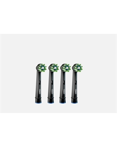 Насадки для электрической зубной щетки Refills CrossAction, black 4 шт Oral-b