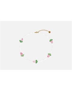 Колье Pink flowers 1 шт Mr&mrs wolf