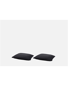 Комплект наволочек Икра, черный, 70х70 Soft silver