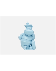 Свеча Бегемот голубой 220 г Notem