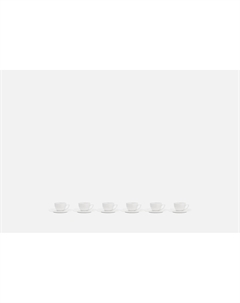 Кофейная чашка и блюдце Юлия Высоцкая 6 шт Wilmax