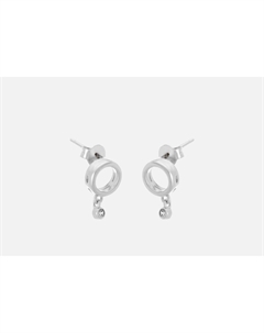 Серьги серебряные Earrings 2 шт Fresh