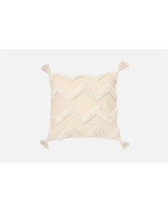 Наволочка декоративная Бохо, молочный, 45х45 1 шт Этель