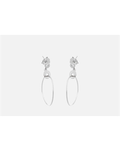 Серьги серебряные Sweet point 2 шт Fresh