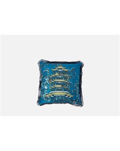 Декоративная подушка Kitayskaya, blue, yellow, 40х40 1 шт Moroshka