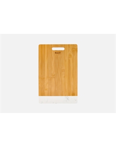 Доска разделочная прямоугольная Bamboo, белый, 39,5x26x1,2 см 1 шт Regent inox