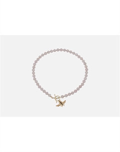 Колье Розовая любовь 1 шт 19.stone