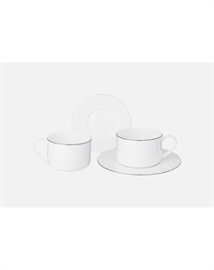 ЧАЙНЫЙ НАБОР КРИСТАЛ, ПЛАТИНУМ 2 пар Lefard