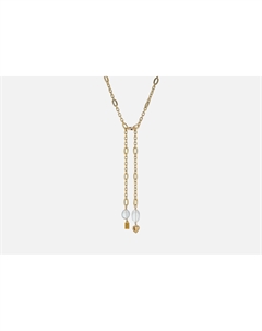 Цепочка-трансформер Crystal Bubbles Gold-Clear 1 шт Kotlo studio