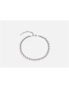 Колье Punks Still Alive Silver-Purple 1 шт Kotlo studio