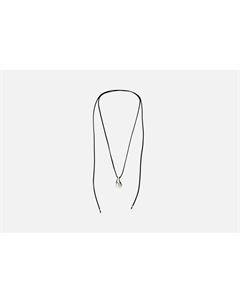 Колье Cord Drop с подвеской-каплей на замшевом шнуре 1 шт Alerie-accessories
