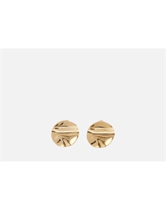 Серьги WAVES золотой 2 шт Pabur