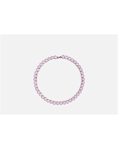 Колье С сиреневыми кристаллами 1 шт Attribute shop