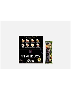 Набор протеиновых батончиков Клубника-киви 16 шт Fit and joy